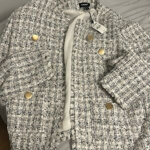 NWT women’s stylish tweed jacket/blazer